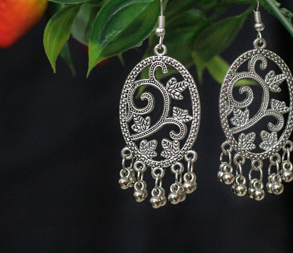 Alloy Leaves Earrings