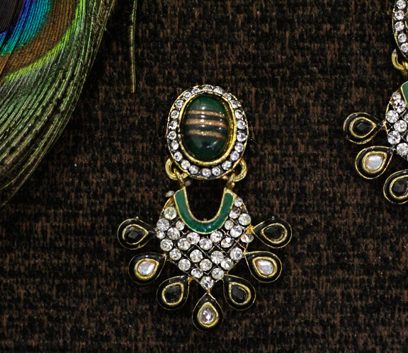 Alloy Diamond Earrings